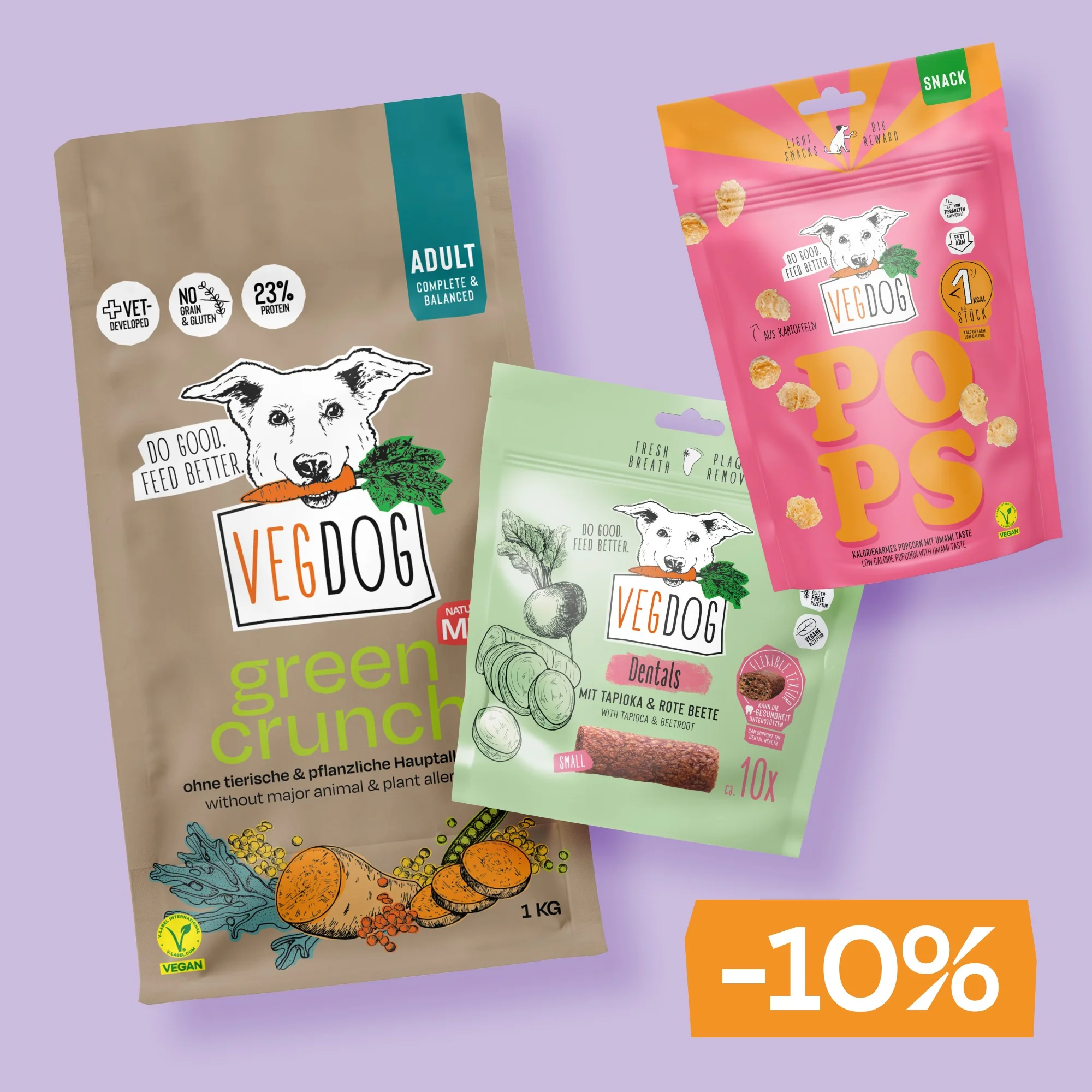 Schnellbestellung: Vegane Snacks für Hunde – VEGDOG